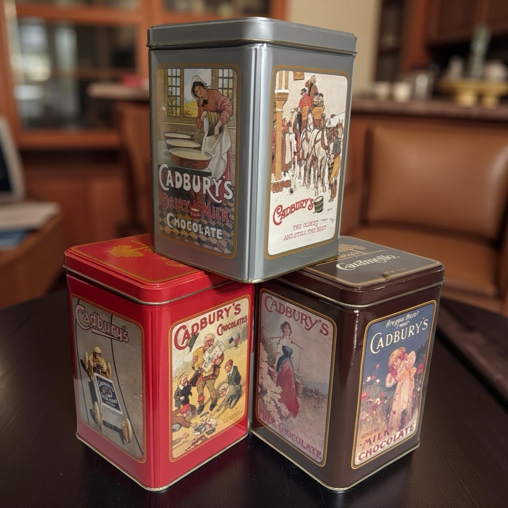 ~BUNDLE ONLY~Vintage Style Chocolate Tin Collection
